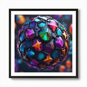Sphere Of Light infinity gauntlet Art Print