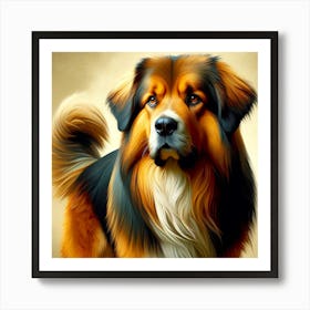 Multicolored Dog Art Print