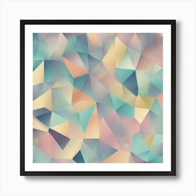 Abstract Triangles 3 Art Print