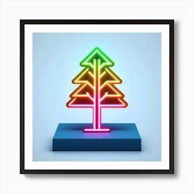 Neon Tree Art Print