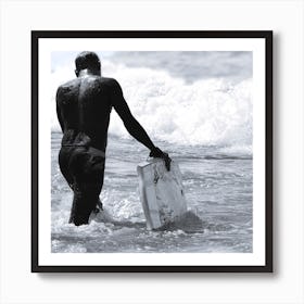 Surfs Up Square Art Print