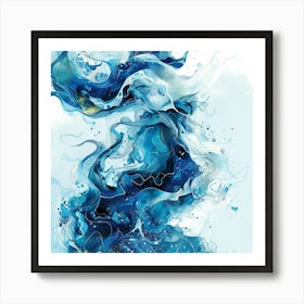 Blue Water 1 Art Print