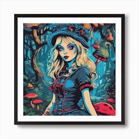 Sdxl 09 High Quality Details Alice From Alice In Wonderland Lo 1 Art Print