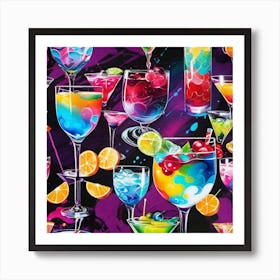 Alcoholic Beverages Art Print