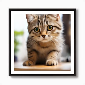 Scottish Shorthair Kitten Art Print