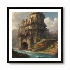 Fantasy Castle 82 Art Print