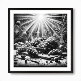 Grapes In The Sun 1 Art Print