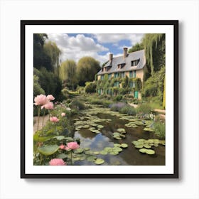 Monet'S Garden Art Print