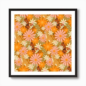 Wild Floral Pattern Art Print