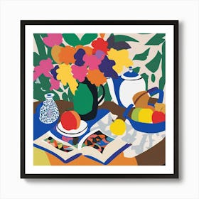 A Matisse-Inspired Still Life Art Print