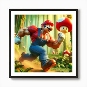 Mario Bros V2 Art Print