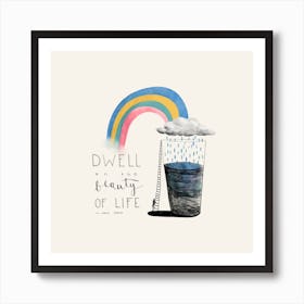 Optimism Glass Art Print