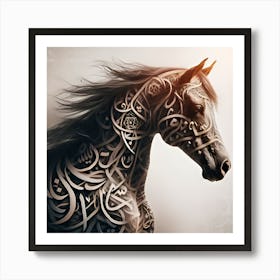 Arabic Horse 3 Art Print