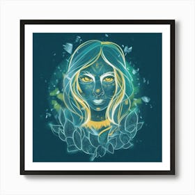 Ethereal Woman Art Print