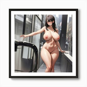 Nude Anime Girl 16 Art Print