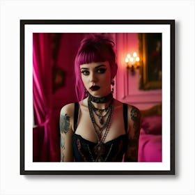 Gothic Girl 8 Art Print