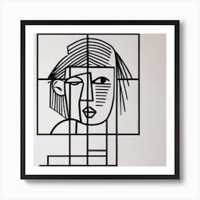 Face Of A Woman Art Print