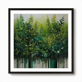 Default Original Landscape Plants Oil Painting 20 Art Print