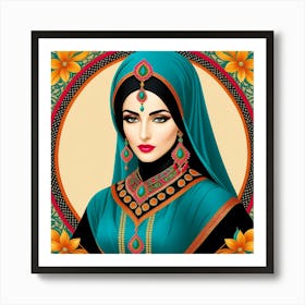 Exotic Beauty Artwork 221 Art Print