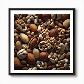 Nuts And Seeds 19 Art Print