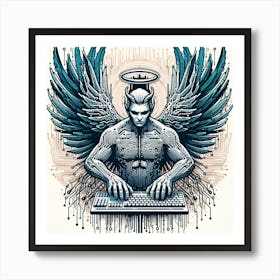 Angel Of The Computer 1 Art Print