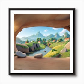 View From The Window Art Print