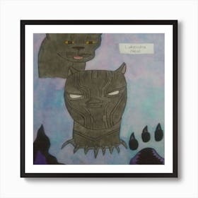 Black Panther Art Print