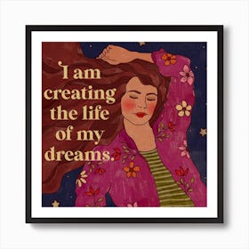 Dream Life Square Art Print
