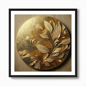 Gold Leaf Painting Art Print