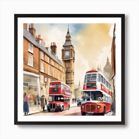 An Illustration Of England London 5 Art Print