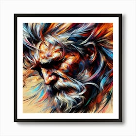 Portrait Of An Old Man 1 Art Print