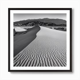 Death Valley Sand Dunes Art Print