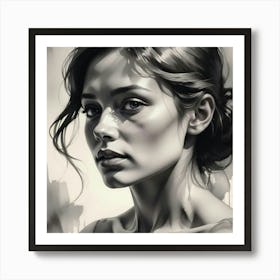 Portrait Of A Woman 68 Art Print