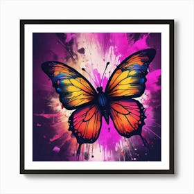 Butterfly Painting 248 Art Print