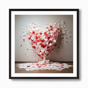 Valentine's Day Hearts 9 Art Print