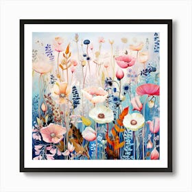 Beautiful floral composition 1 Art Print