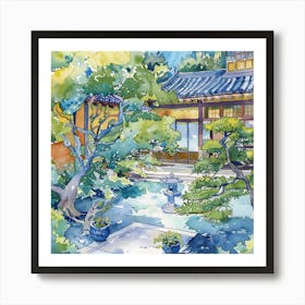 Japanese Garden 4 Art Print