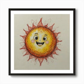 Sun!! 9 Art Print