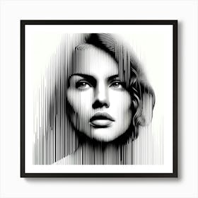 Portrait Of A Woman 31 Art Print