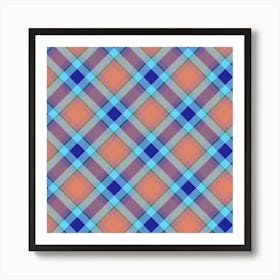 Plaid Background 1 Art Print