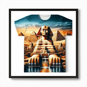 Egyptian Pyramids 4 Art Print