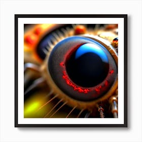 Eye Of A Bug Art Print