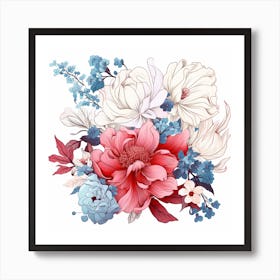 Floral Bouquet 3 Art Print