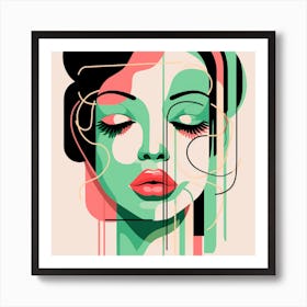 Portrait Of A Woman 28 Art Print