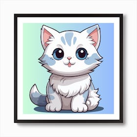 cute kitten 5 Art Print