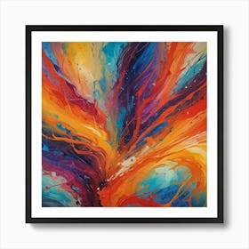 Abstract Painting 198 Art Print