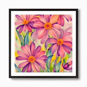 Daisies Art Print