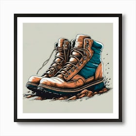 Boots On The Ground Art Print