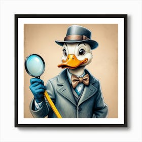 Detective Duck 22 Art Print