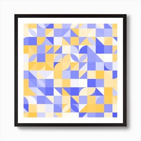 Abstract Geometric Pattern 4 Art Print